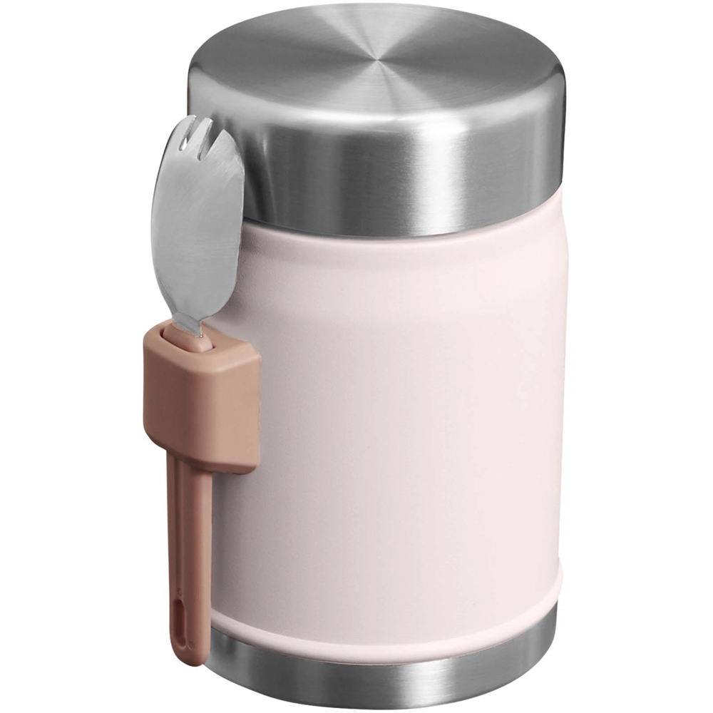 Stanley Legendary 400 ml madbeholder med ske i farven Lyserød