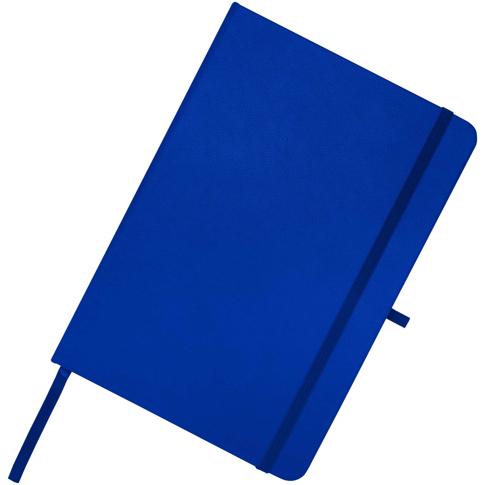 Teak A5 genvunden hardcover notesbog med linjerede sider i farven Kongeblå