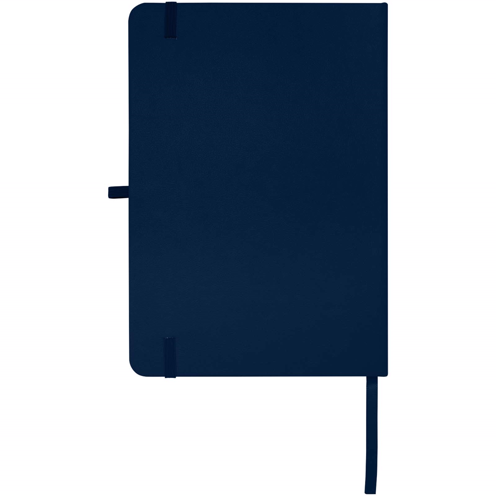 Teak A5 genvunden hardcover notesbog med linjerede sider i farven Marineblå