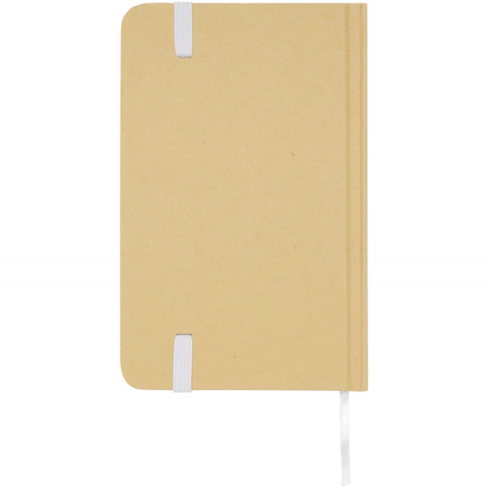 Reed A6 genvunden hardcover notesbog med almindelige sider i farven Hvid