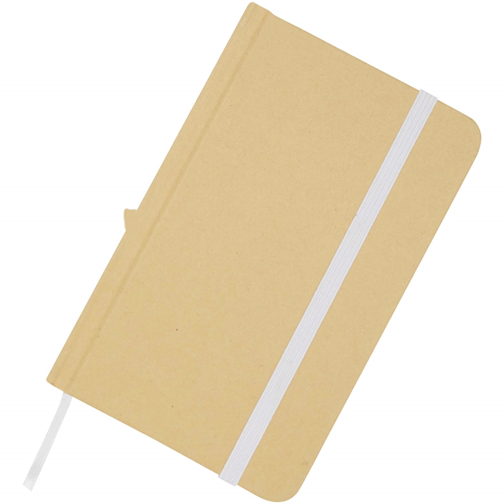 Reed A6 genvunden hardcover notesbog med almindelige sider i farven Hvid
