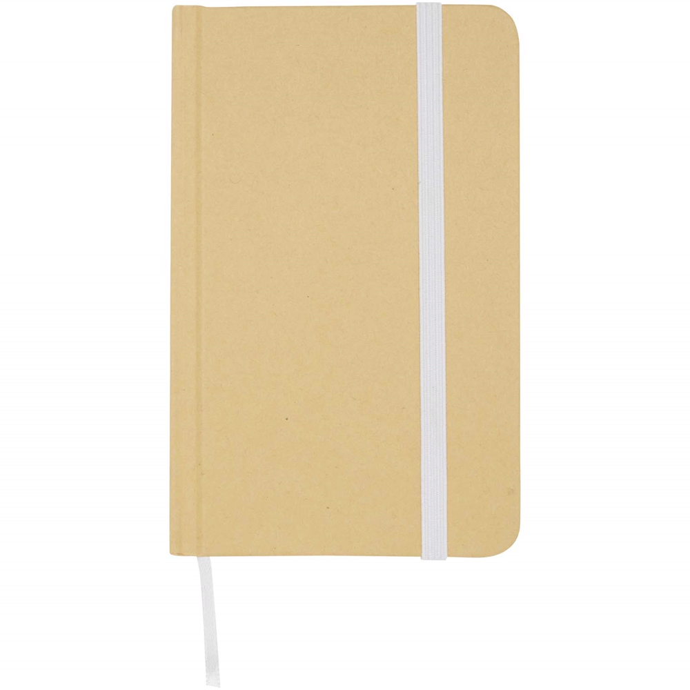 Reed A6 genvunden hardcover notesbog med almindelige sider i farven Hvid