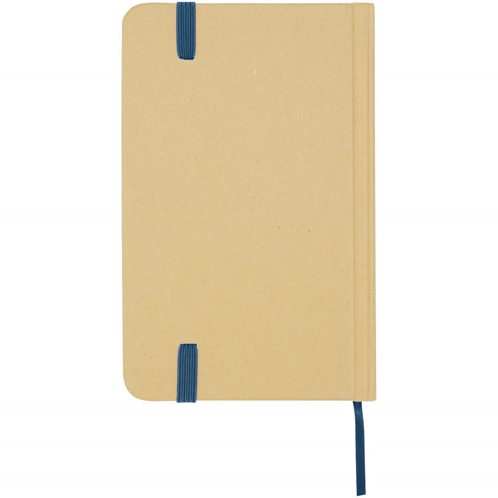Reed A6 genvunden hardcover notesbog med almindelige sider i farven Havblå