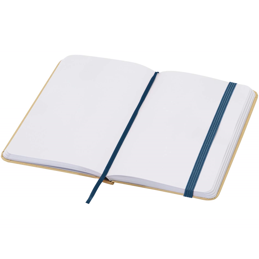 Reed A6 genvunden hardcover notesbog med almindelige sider i farven Havblå