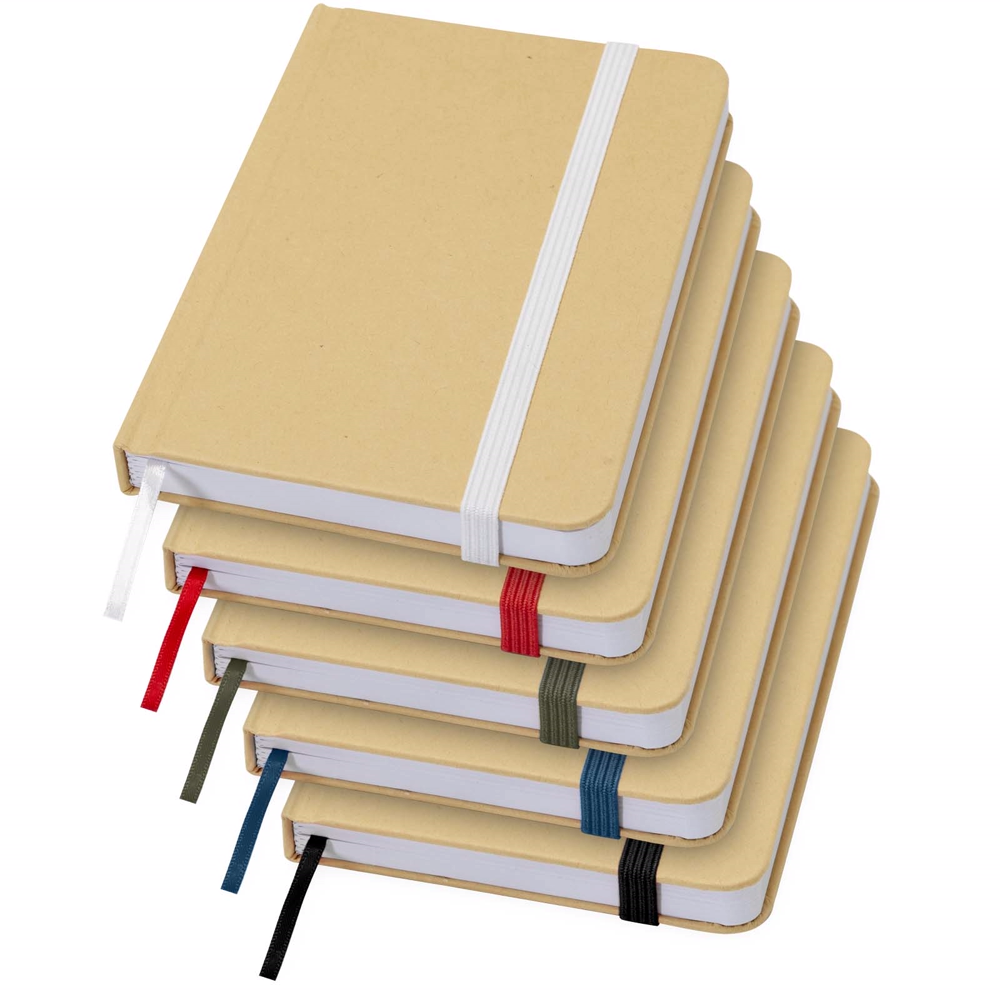 Reed A6 genvunden hardcover notesbog med almindelige sider i farven Skovgrøn
