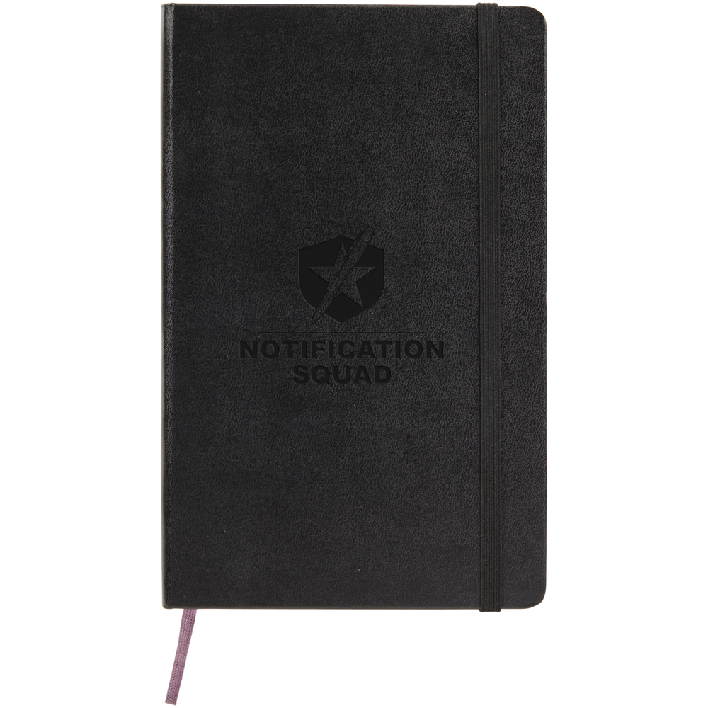Moleskine Classic L hardcover notesbog - blank i farven Ensfarvet sort