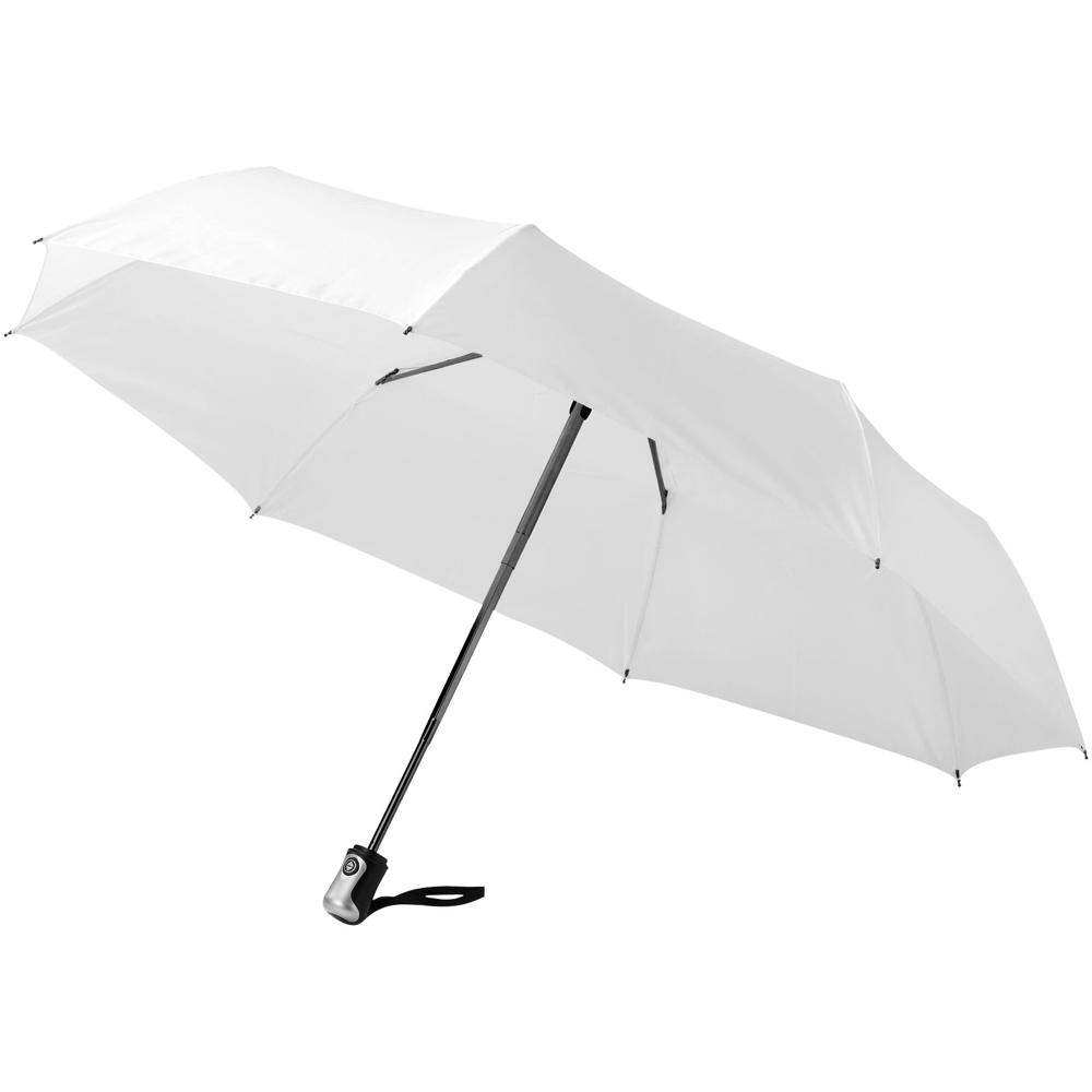 Alex 21,5" foldbar, fuldautomatisk paraply i farven Hvid