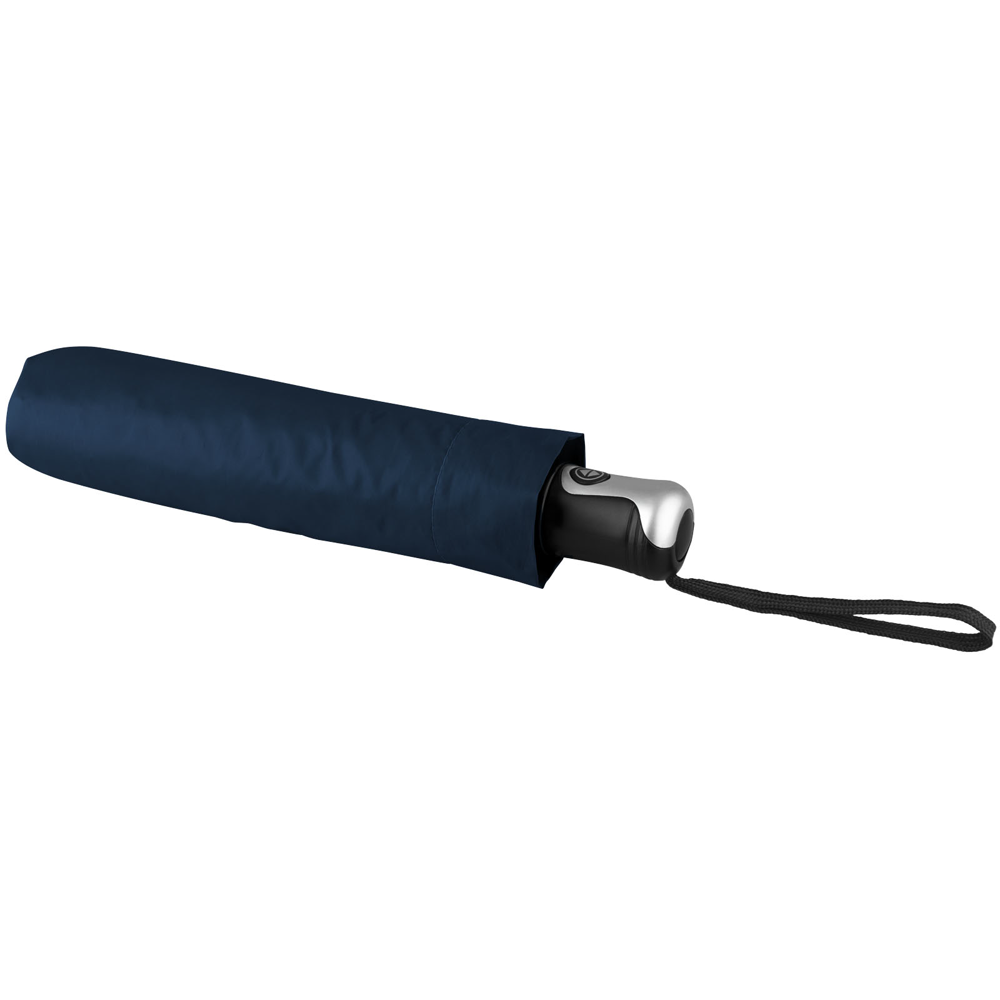 Alex 21,5" foldbar, fuldautomatisk paraply i farven Marineblå