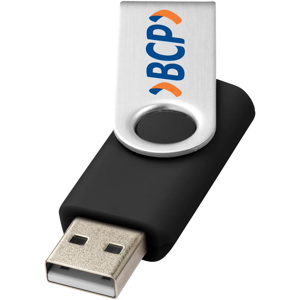 Rotate-basic USB stik 2 GB i farven Ensfarvet sort