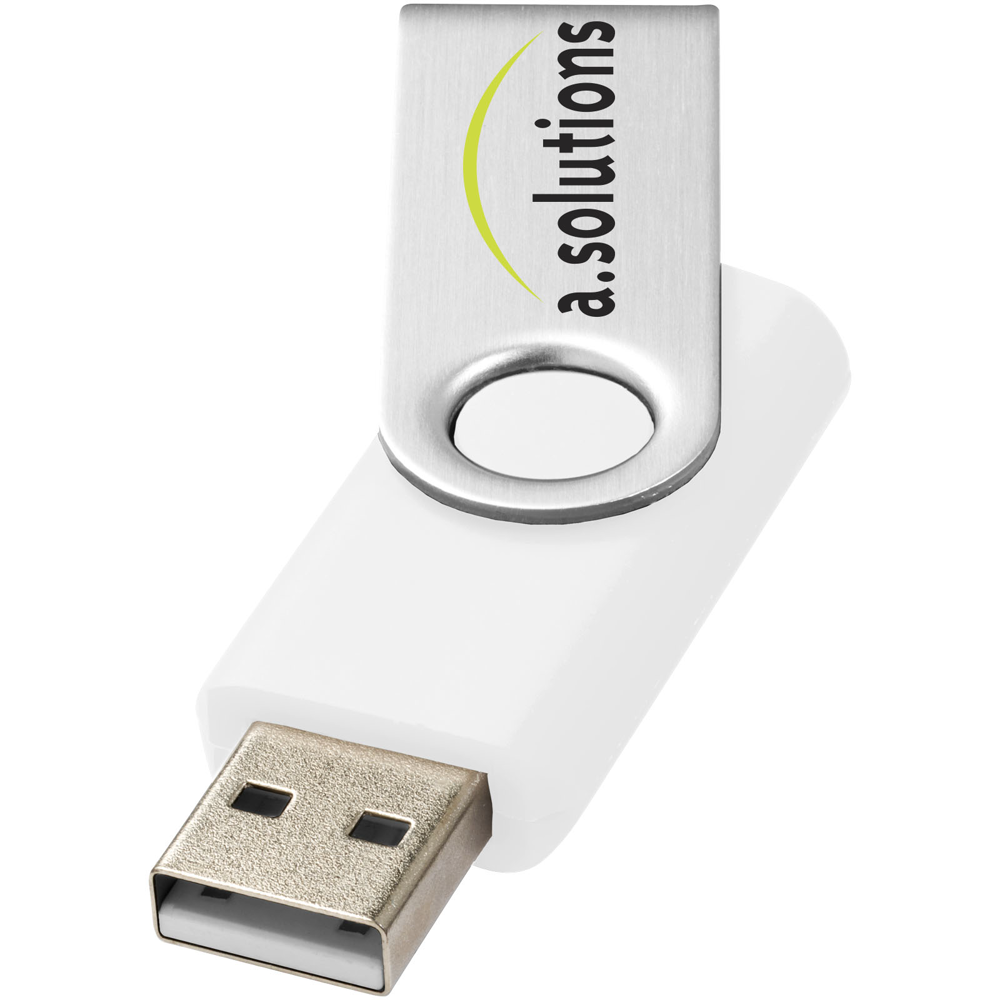 Rotate-basic USB stik 2 GB i farven Hvid
