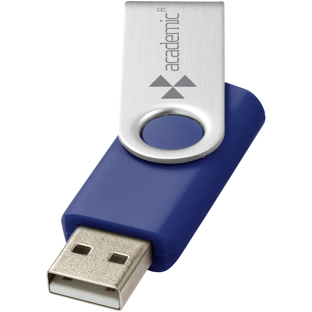 Rotate-basic USB stik 2 GB i farven Blå