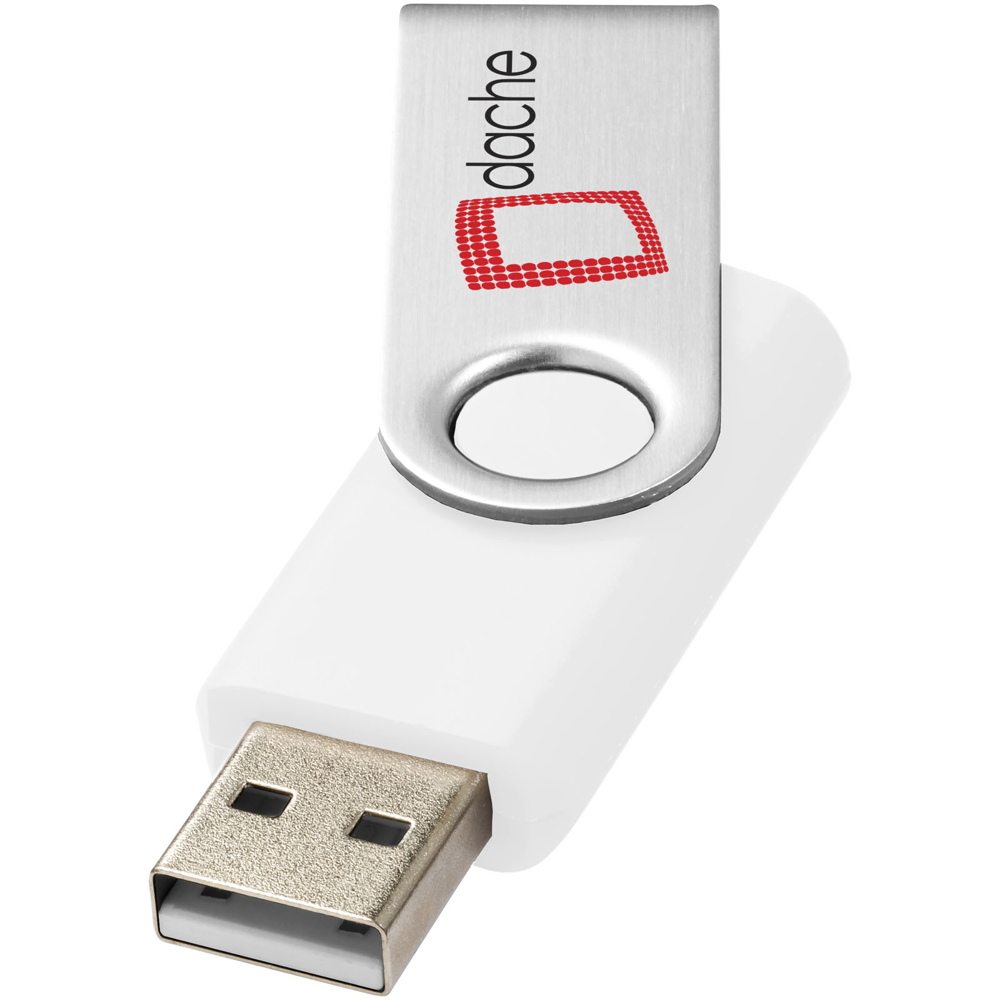 Rotate USB stik 16 GB i farven Hvid