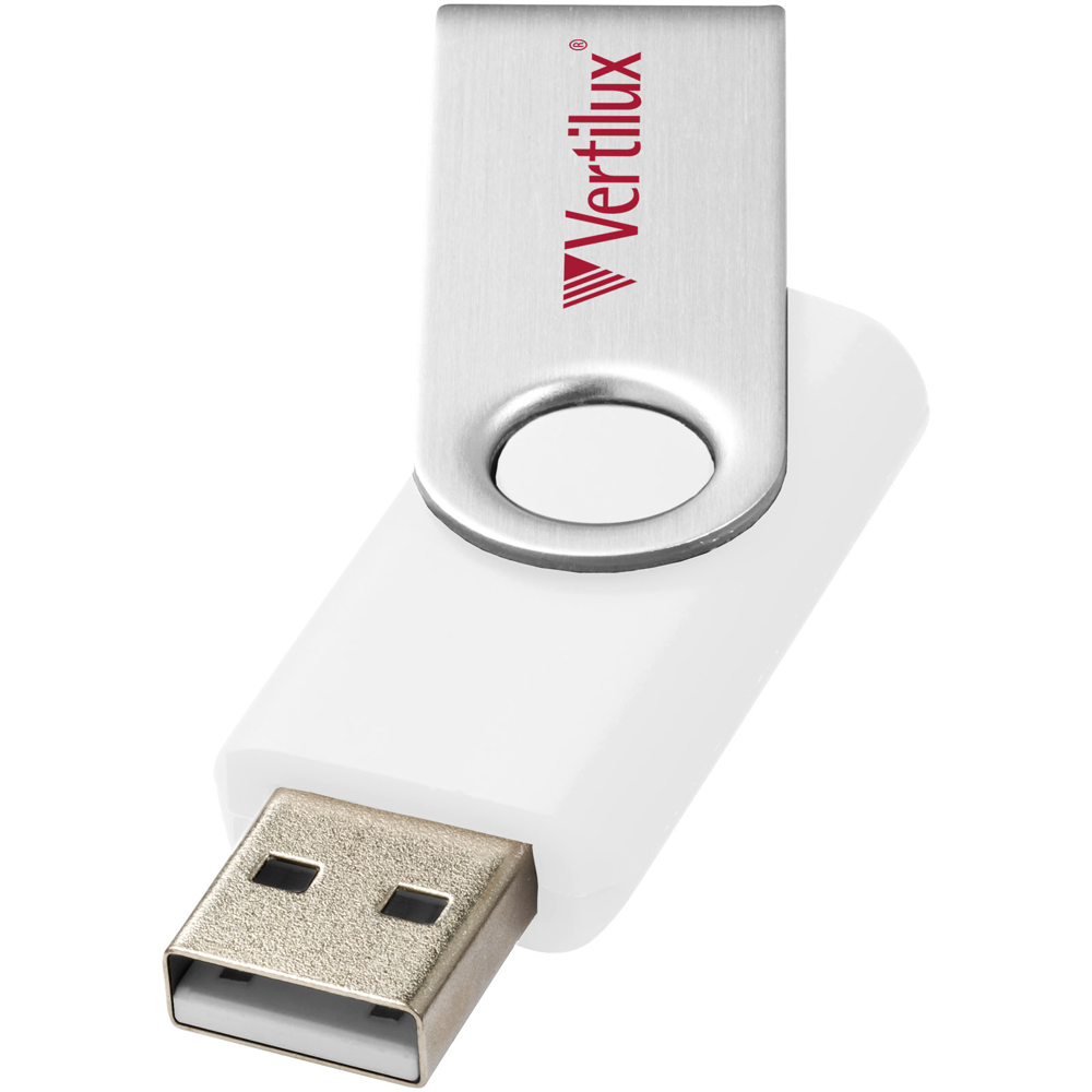 Rotate USB stik 32 GB i farven Hvid