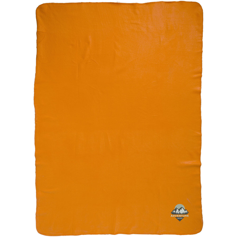 Huggy fleecetæppe med pose 150 x 120 cm i farven Orange