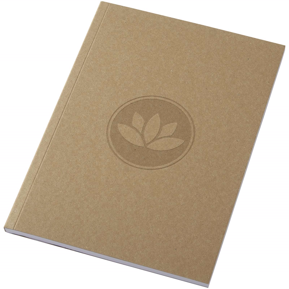Novella Austen Kraft A5 recycled papir notesbog med softcover - 50 ark i farven Naturfarvet