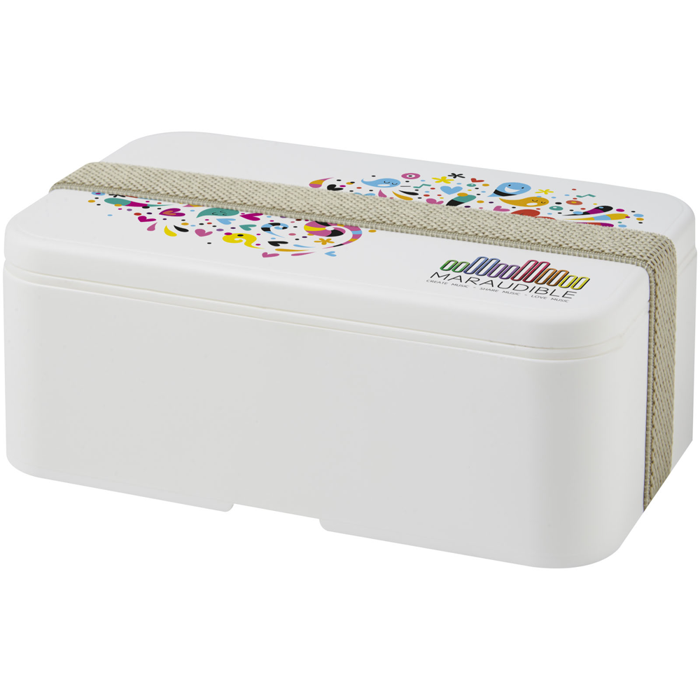 MIYO 700 ml madkasse med ét lag i farven Hvid