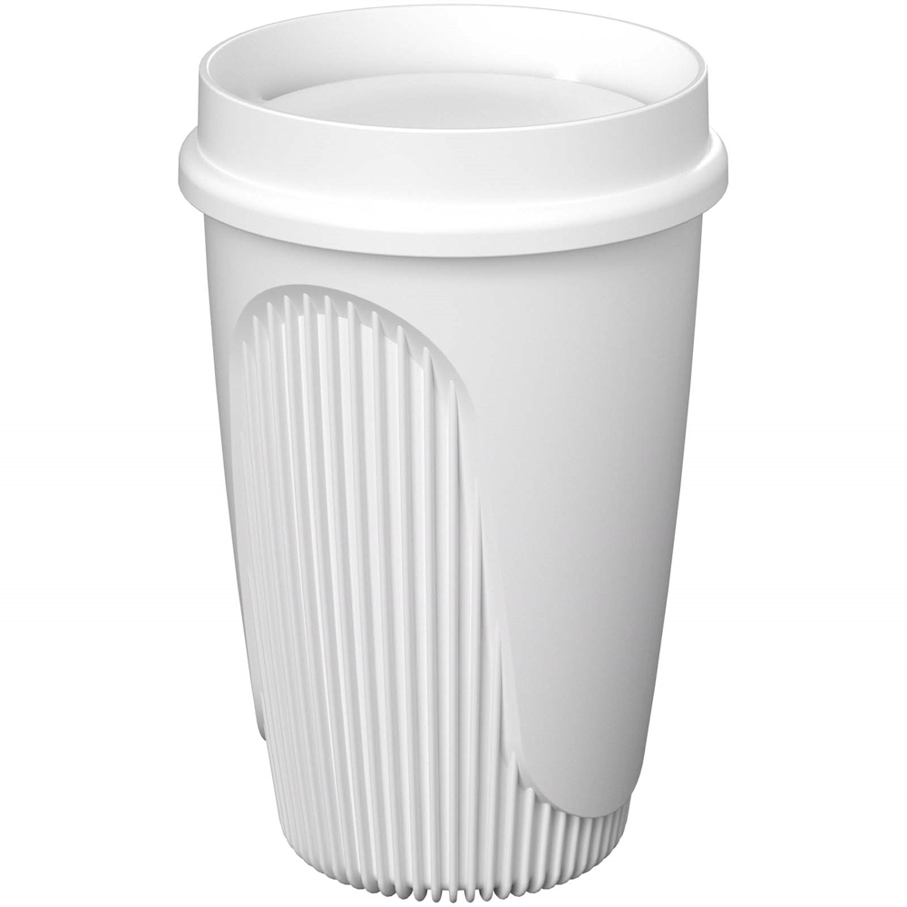 Alto POP 350 ml krus med 360° låg i farven Hvid