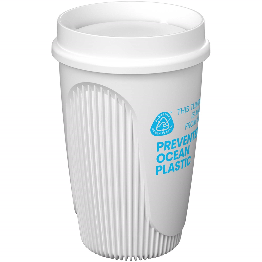 Alto POP 350 ml krus med 360° låg i farven Hvid