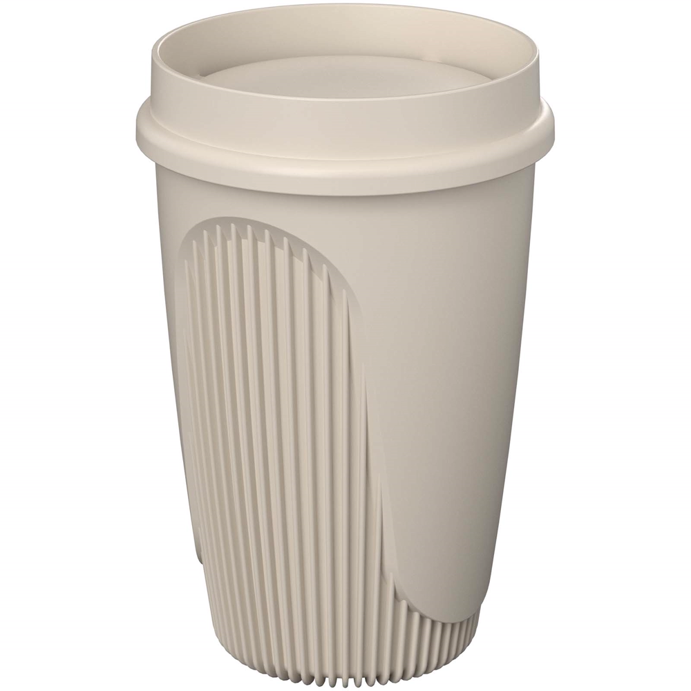 Alto POP 350 ml krus med 360° låg i farven Sandsten