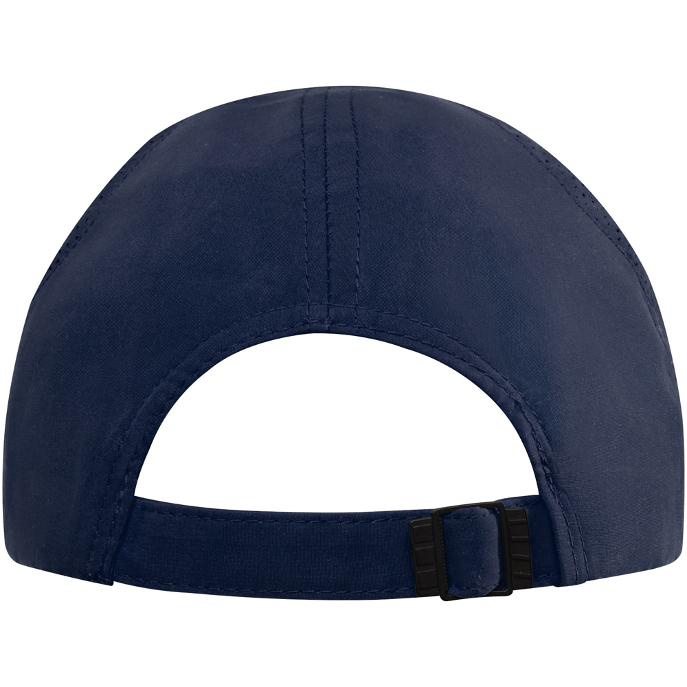 Morion 110 g/m² 6-panels GRS genanvendt cool fit sandwich cap i farven Marineblå