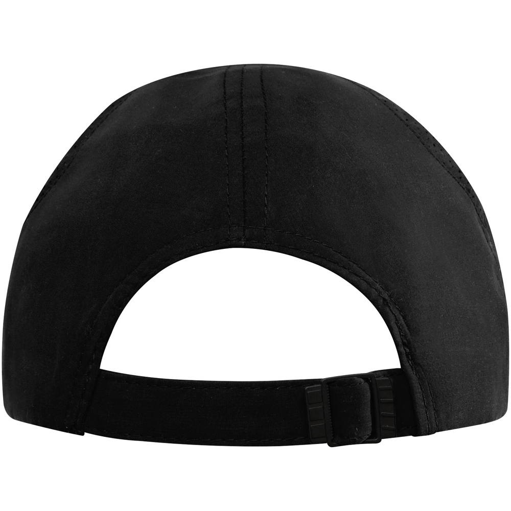 Morion 110 g/m² 6-panels GRS genanvendt cool fit sandwich cap i farven Ensfarvet sort