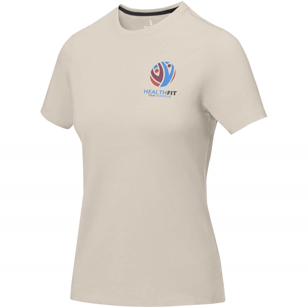 Nanaimo kortærmet t-shirt til kvinder i farven Sandsten
