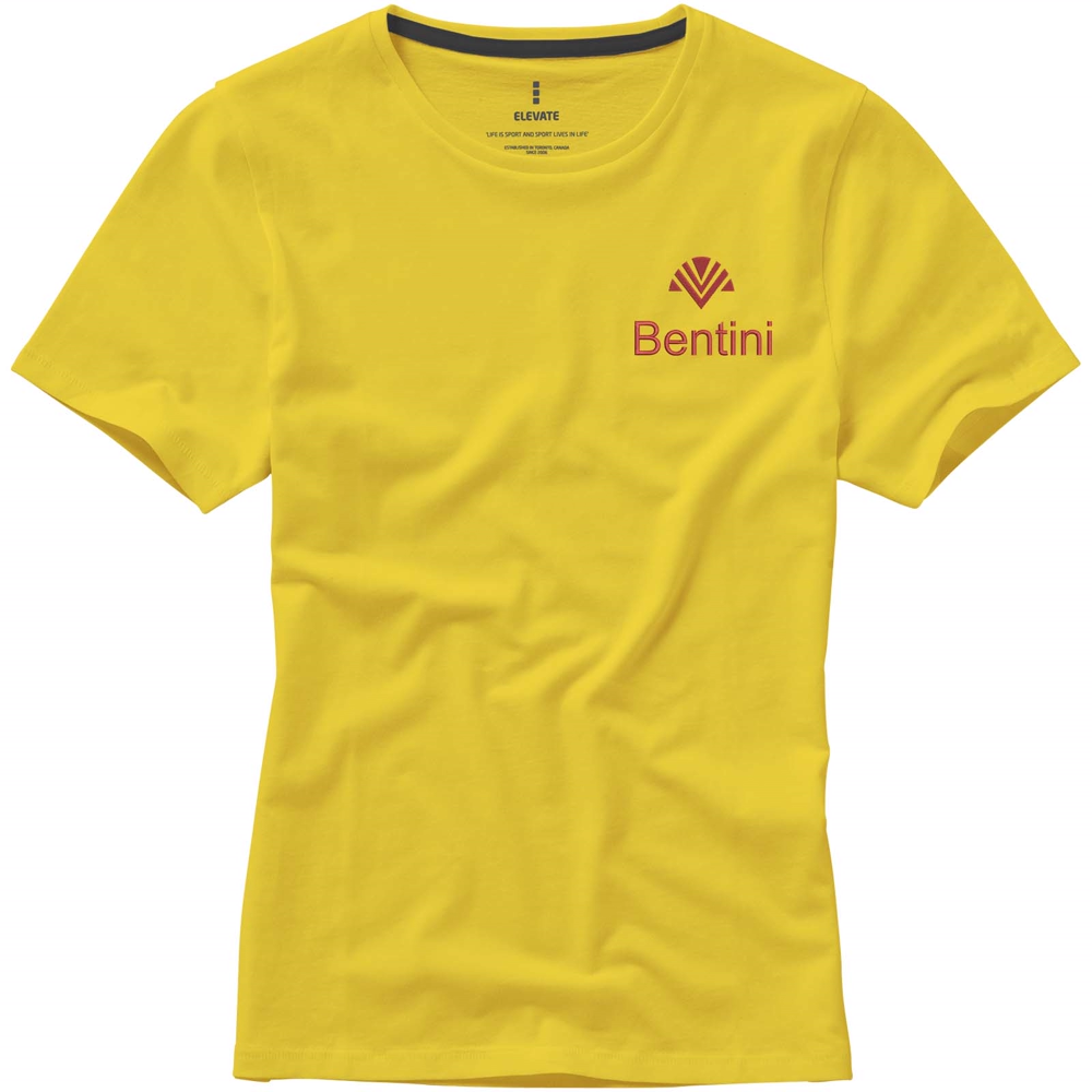 Nanaimo kortærmet t-shirt til kvinder i farven Gul