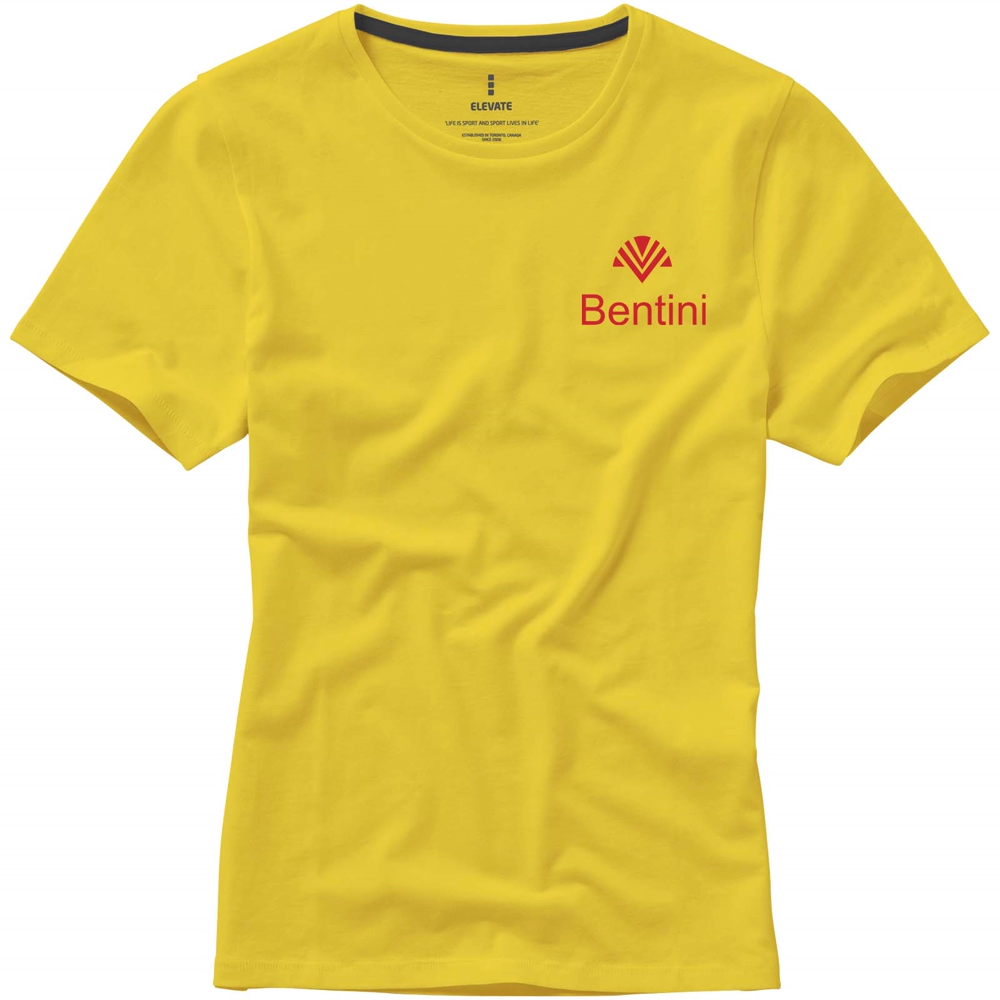 Nanaimo kortærmet t-shirt til kvinder i farven Gul