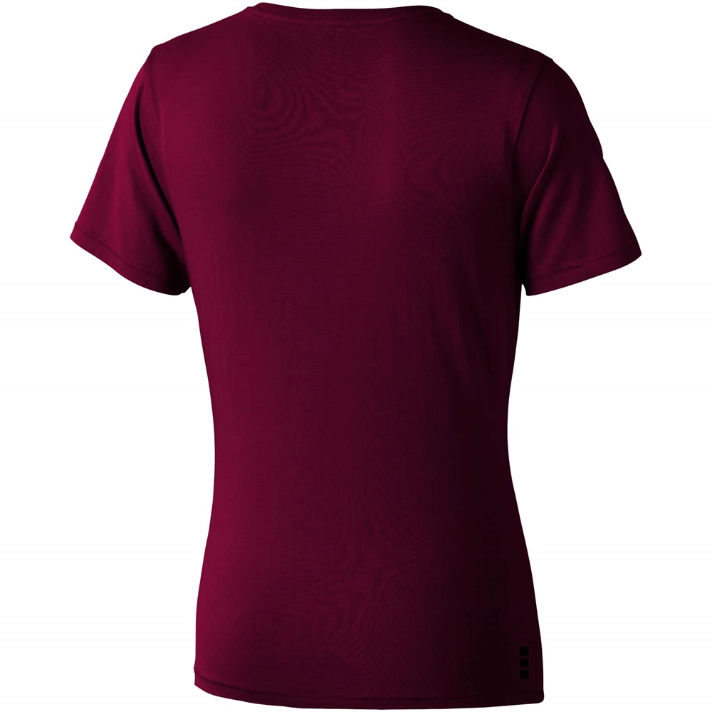 Nanaimo kortærmet t-shirt til kvinder i farven Bourgogne