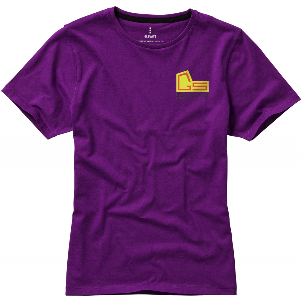 Nanaimo kortærmet t-shirt til kvinder i farven Blommefarvet