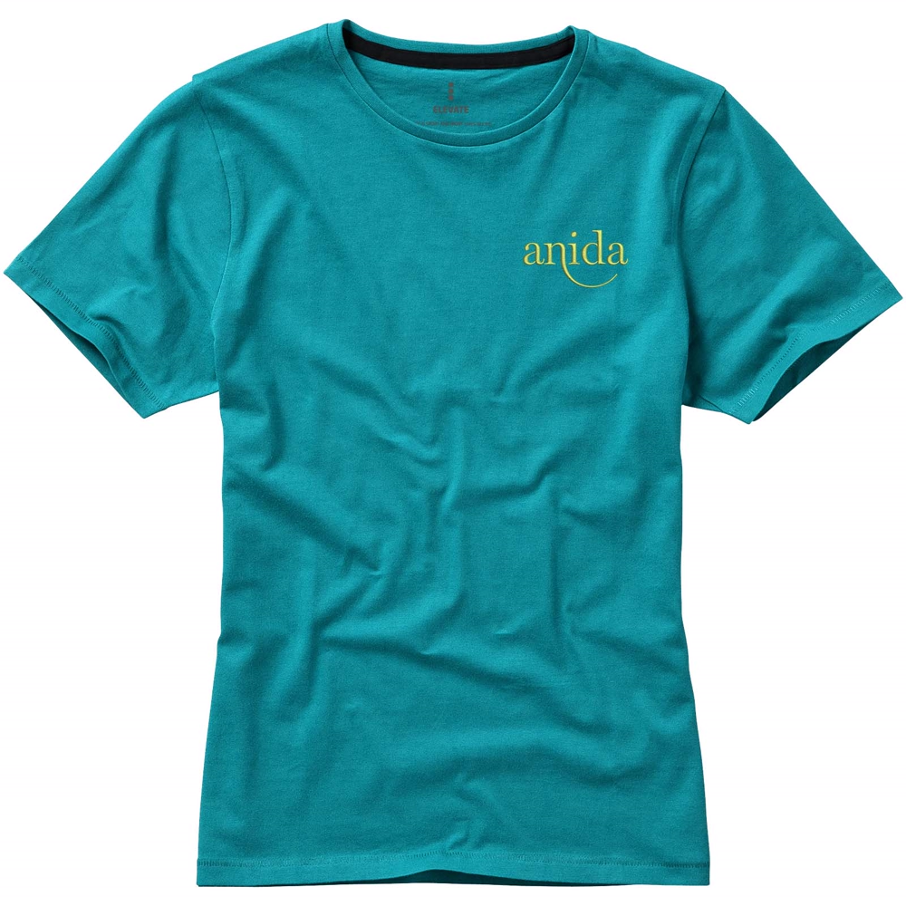 Nanaimo kortærmet t-shirt til kvinder i farven Aqua