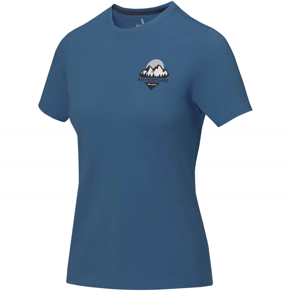 Nanaimo kortærmet t-shirt til kvinder i farven Tech blå