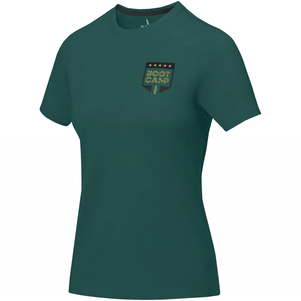 Nanaimo kortærmet t-shirt til kvinder i farven Skovgrøn