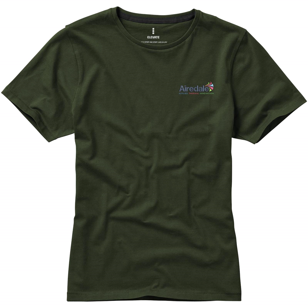 Nanaimo kortærmet t-shirt til kvinder i farven Armygrøn