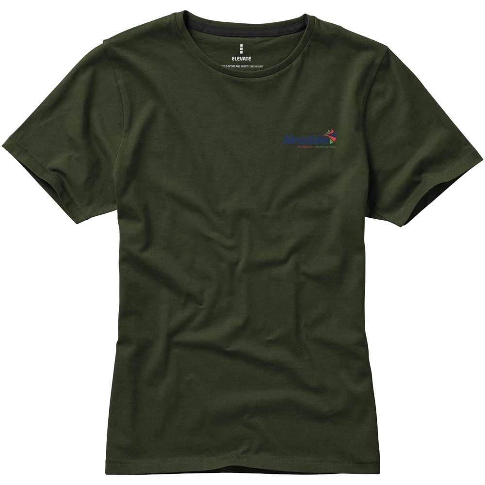 Nanaimo kortærmet t-shirt til kvinder i farven Armygrøn