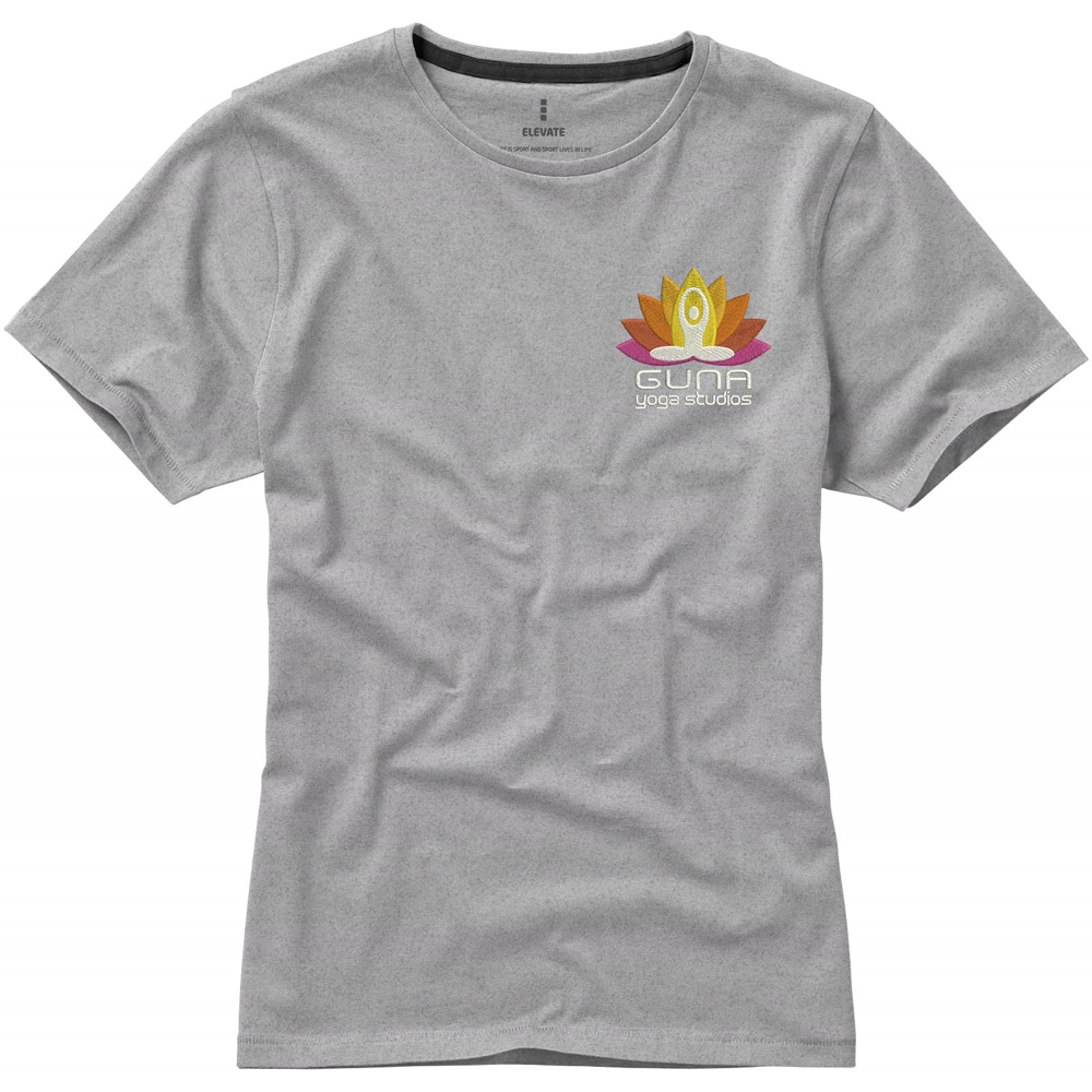 Nanaimo kortærmet t-shirt til kvinder i farven Gråmelange
