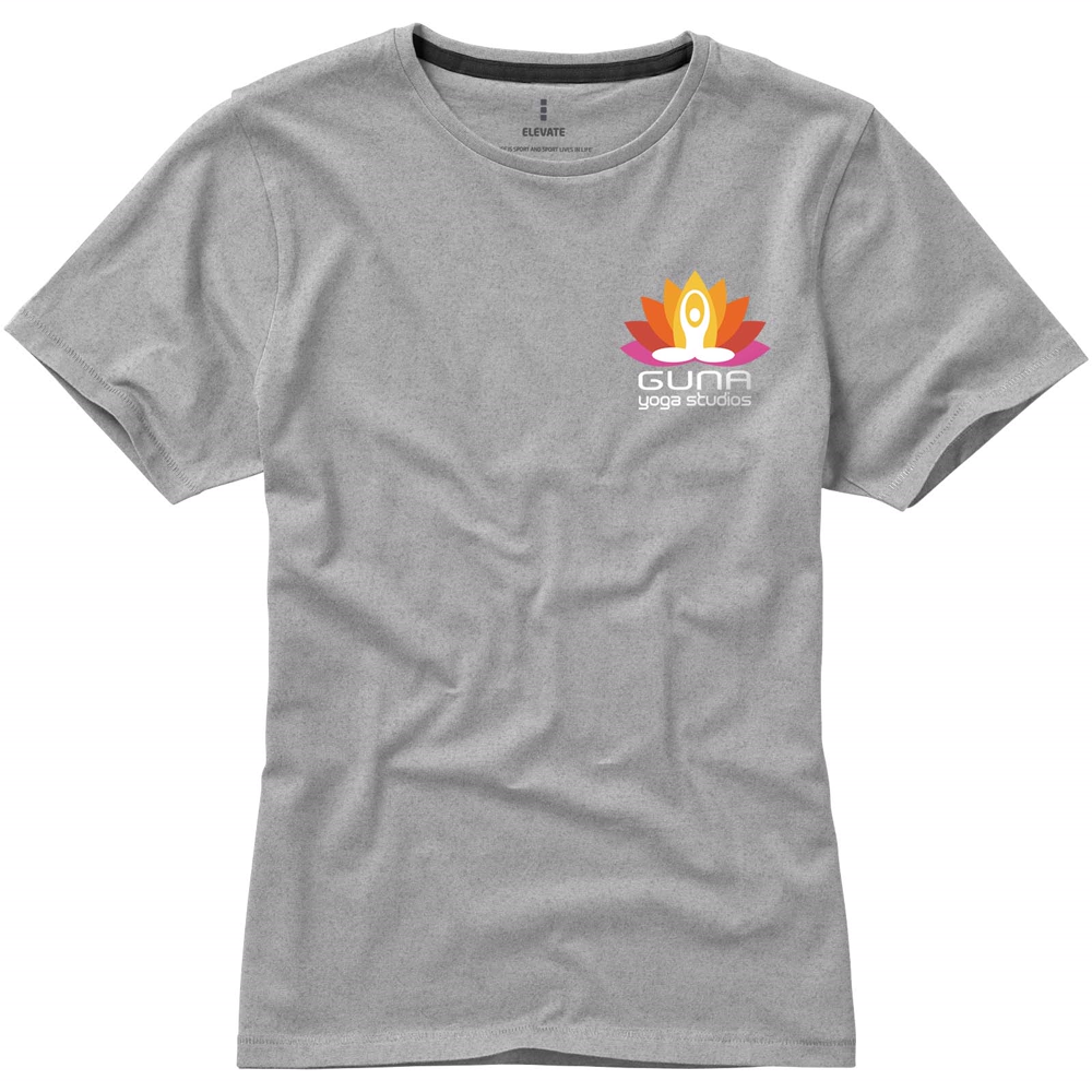 Nanaimo kortærmet t-shirt til kvinder i farven Gråmelange