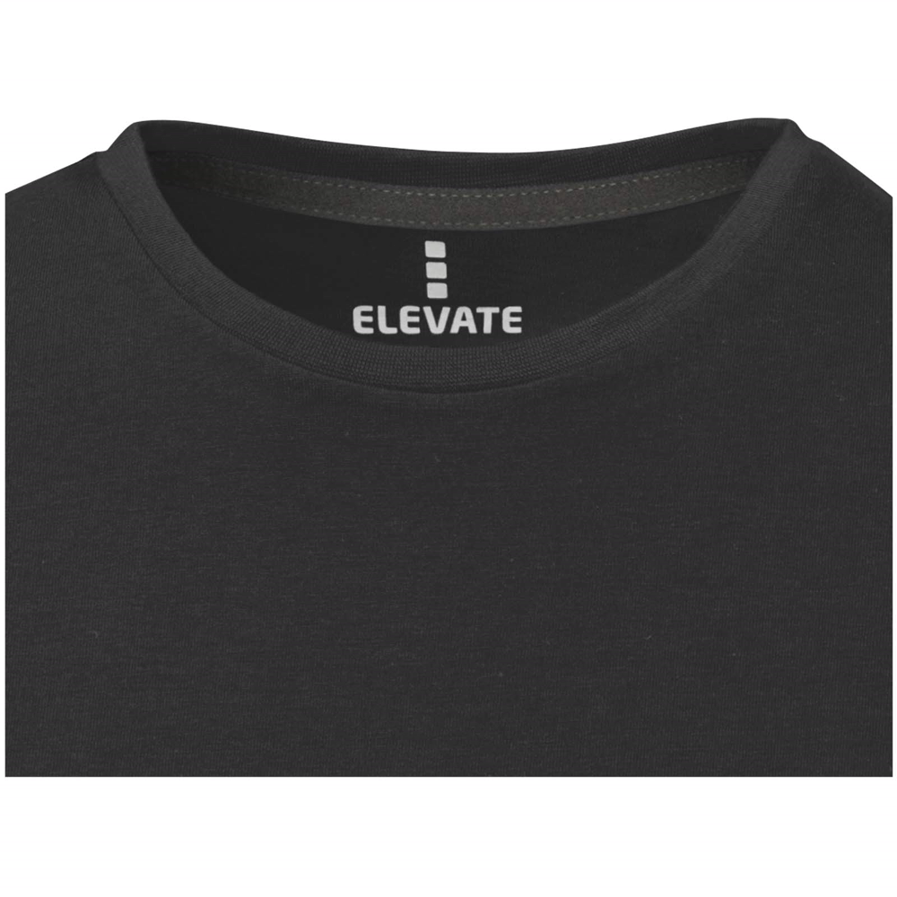 Nanaimo kortærmet t-shirt til kvinder i farven Ensfarvet sort