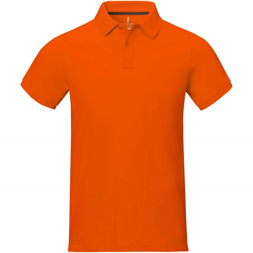 Calgary 200 g/m² kortærmet polo til mænd i farven Orange