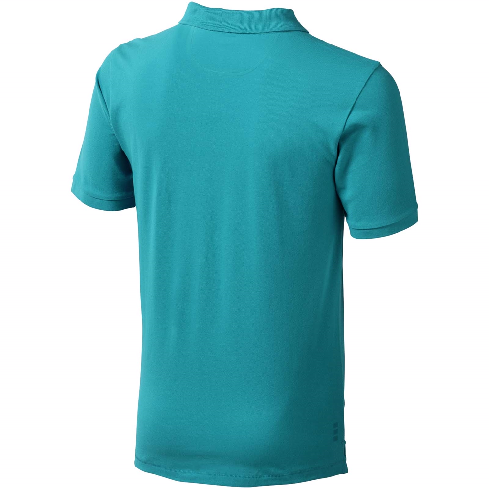 Calgary 200 g/m² kortærmet polo til mænd i farven Aqua