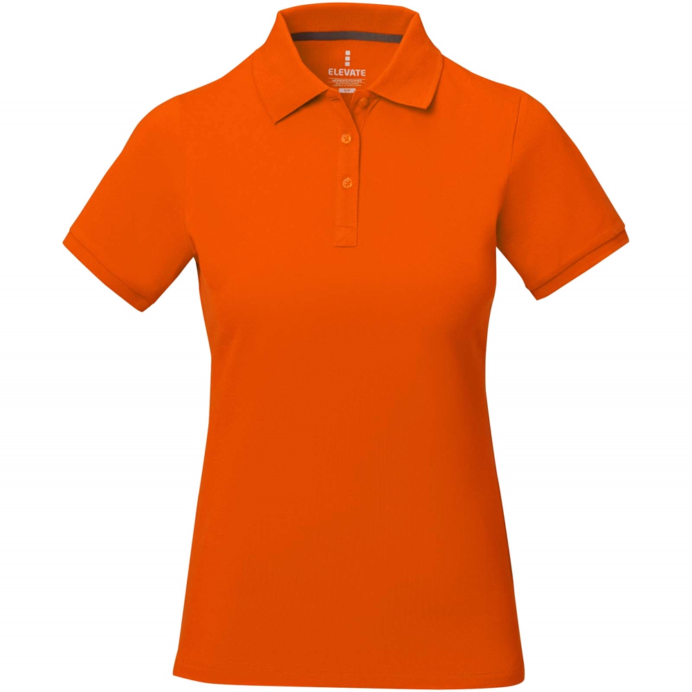 Calgary 200 g/m² kortærmet polo til kvinder i farven Orange