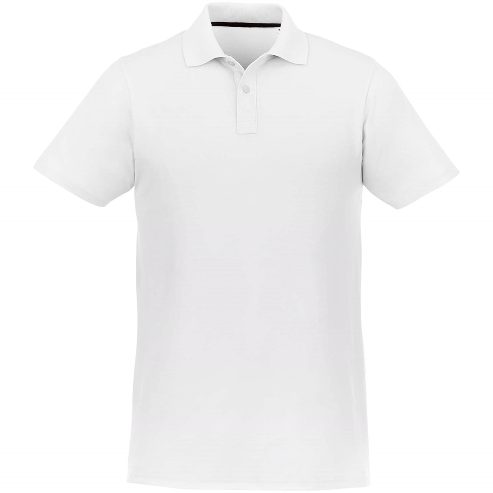 Helios 180 g/m² kortærmet polo til mænd i farven Hvid