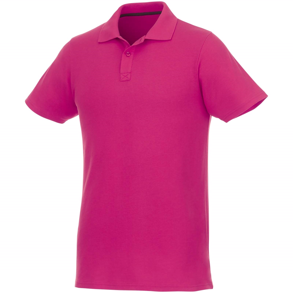 Helios 180 g/m² kortærmet polo til mænd i farven Magenta