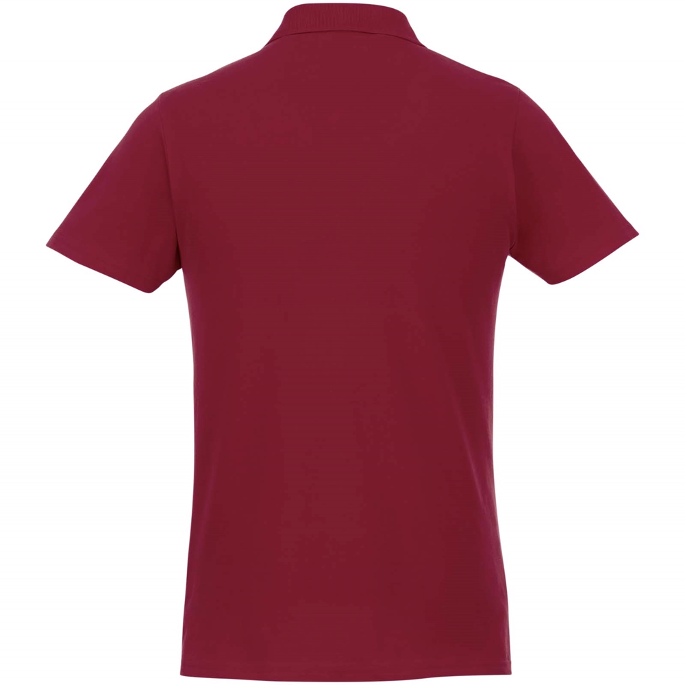 Helios 180 g/m² kortærmet polo til mænd i farven Bourgogne