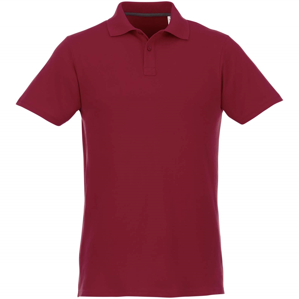 Helios 180 g/m² kortærmet polo til mænd i farven Bourgogne