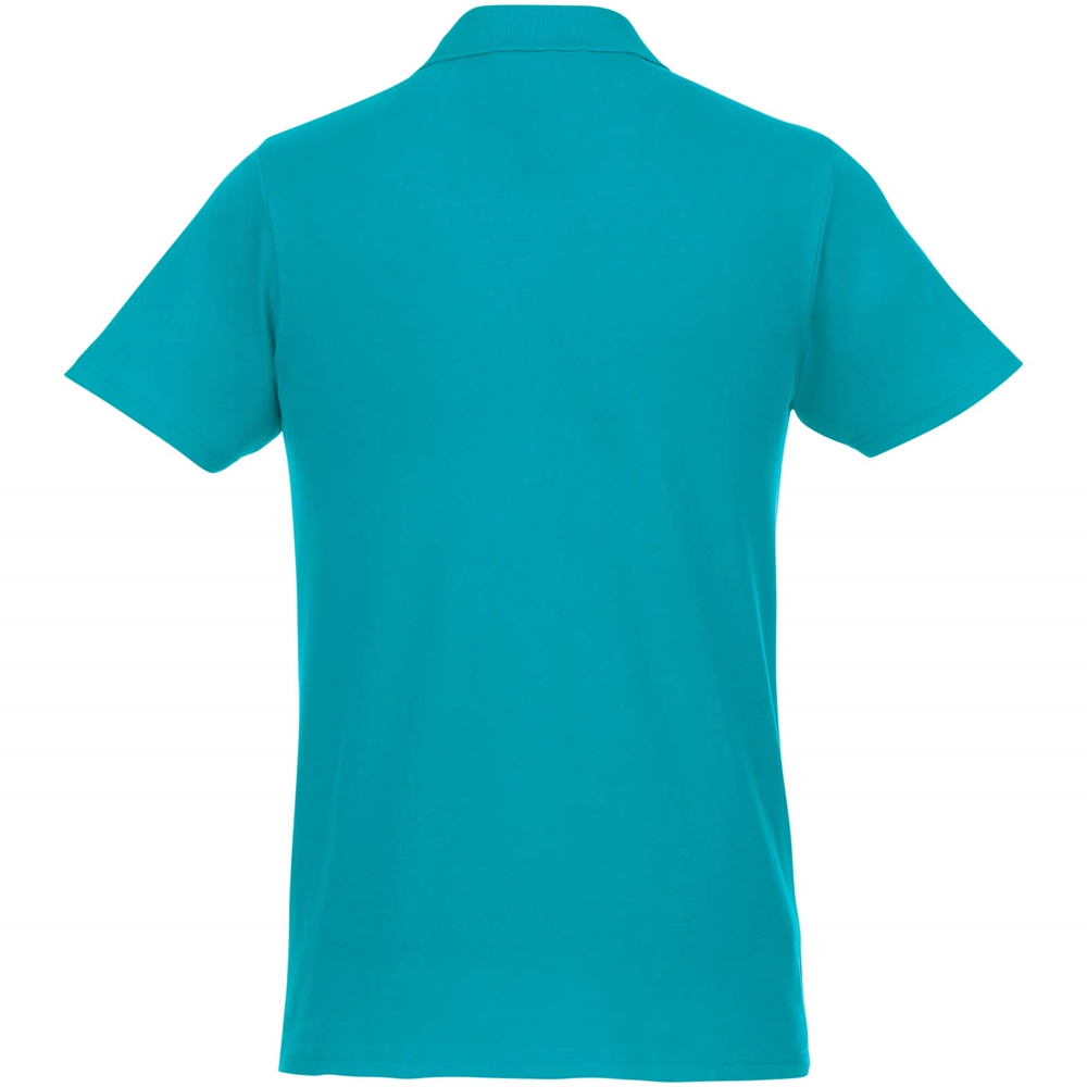 Helios 180 g/m² kortærmet polo til mænd i farven Aqua