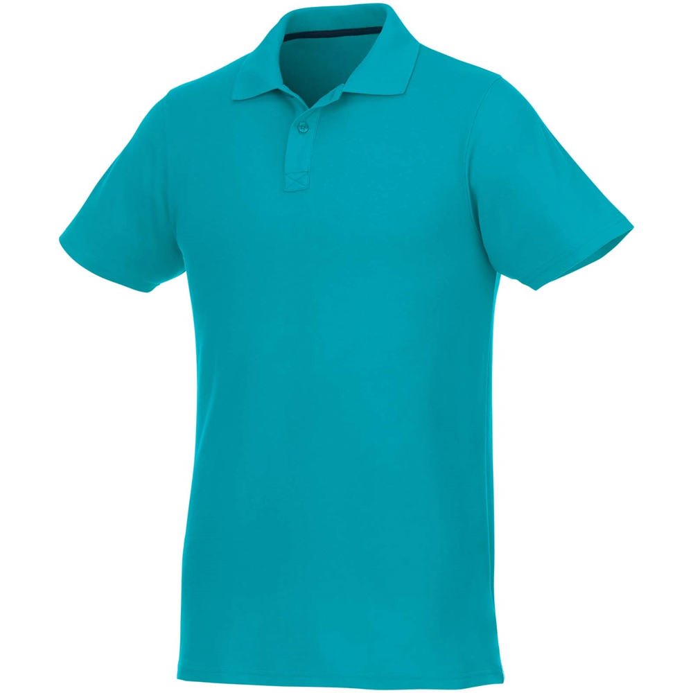 Helios 180 g/m² kortærmet polo til mænd i farven Aqua