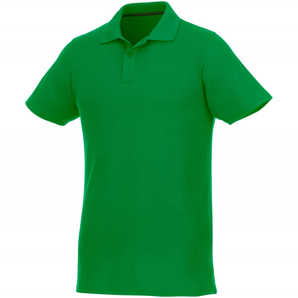 Helios 180 g/m² kortærmet polo til mænd i farven Bregne grøn