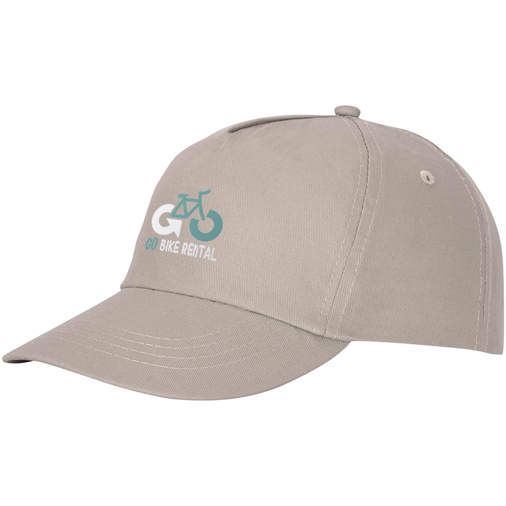 Feniks 175 g/m² cap med 5 paneler i farven Havregryn