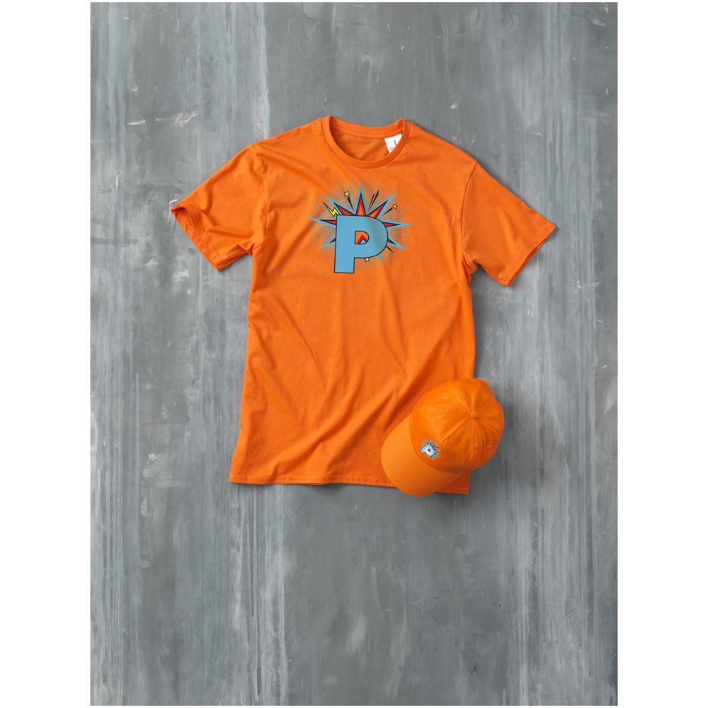 Feniks 175 g/m² cap med 5 paneler i farven Orange
